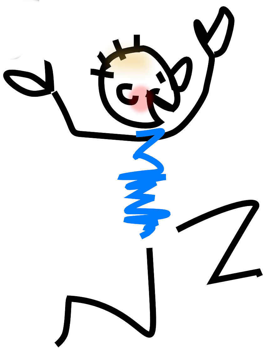 Clipart mit abstraktem Läufer